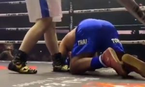 Подробнее о статье Нокаутом завершился дебютный бой казахстанского боксера в профи. Видео