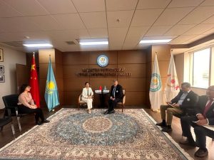 Подробнее о статье Состоялась рабочая встреча Генерального консула КНР в Казахстане с НОК РК