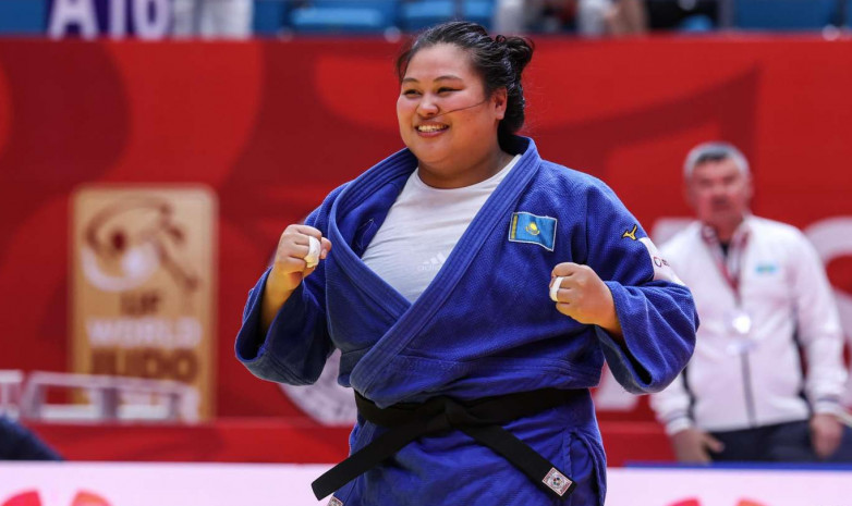 Подробнее о статье Казахстанская дзюдоистка завоевала бронзовую медаль на домашнем Гранд Слэме