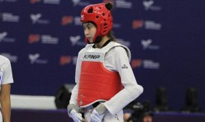 Подробнее о статье Рита Бакишева остановилась в шаге от первой медали Казахстана на ЧМ по таеквондо в Баку