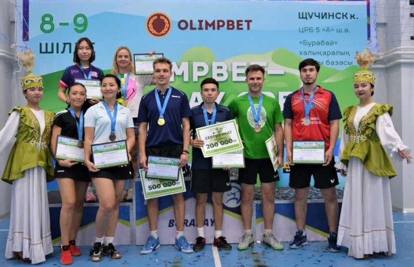 Вы сейчас просматриваете В Щучинске определились победители турнира по настольному теннису Burabay Open