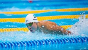 Подробнее о статье Адильбек Мусин с рекордом Казахстана вышел в полуфинал чемпионат мира по плаванию