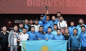Подробнее о статье Сборная Казахстана по греко-римской борьбе (U-23) стала первой на чемпионате Азии