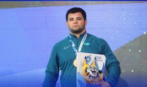 Подробнее о статье Казахстанский борец завоевал бронзу на II Играх стран СНГ