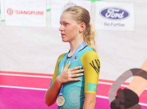 Подробнее о статье Казахстанские юниоры завоевали шесть медалей на Кубке Азии по велоспорту на треке