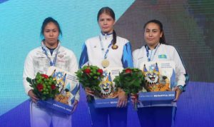 Подробнее о статье Девушка-борец из Казахстана стала бронзовым призером II Игр стран СНГ