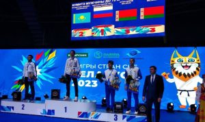 Подробнее о статье Казахстан завоевал пятую золотую медаль на Играх стран СНГ