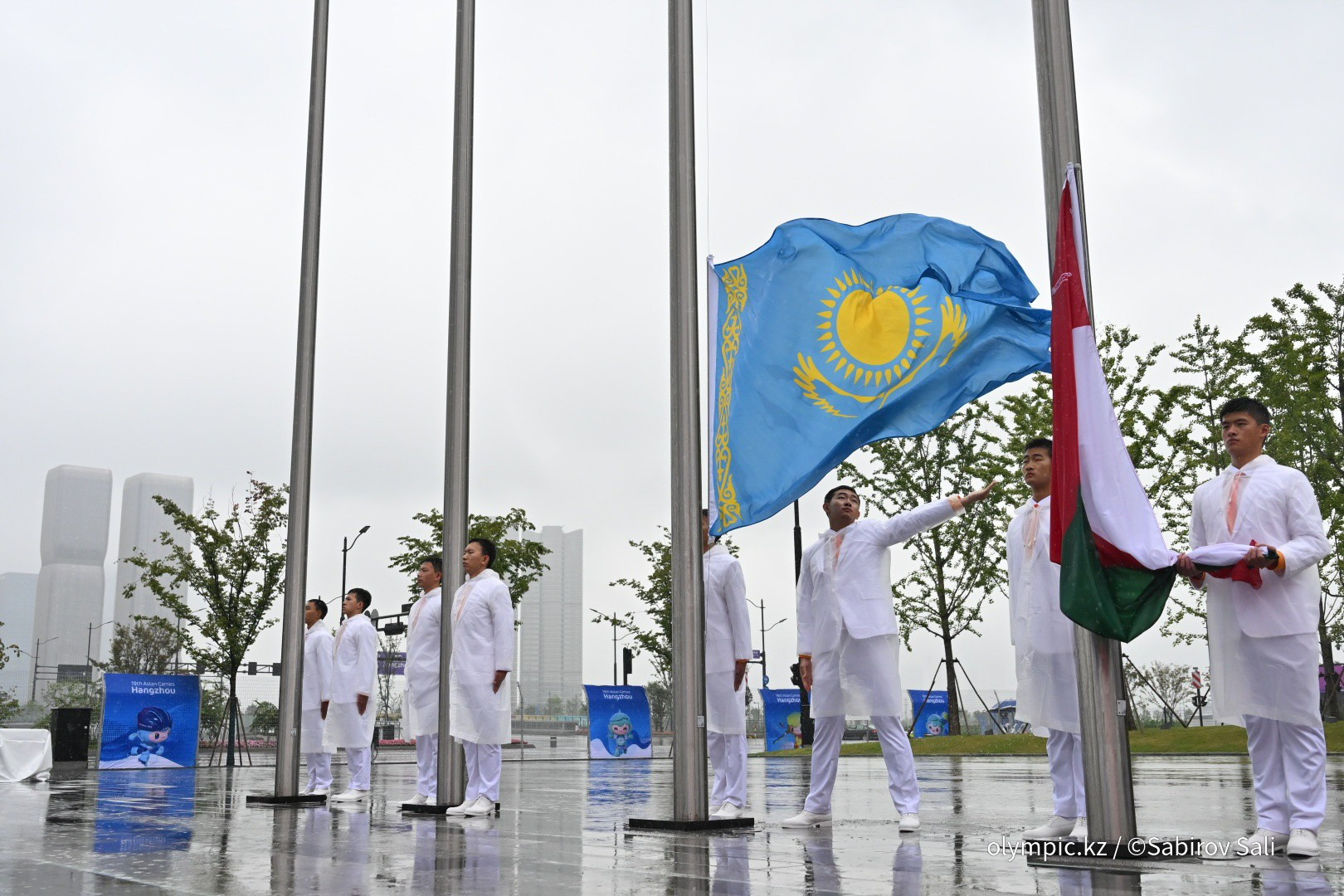 Вы сейчас просматриваете Азиада-2022: Флаг Казахстана поднят в Ханчжоу