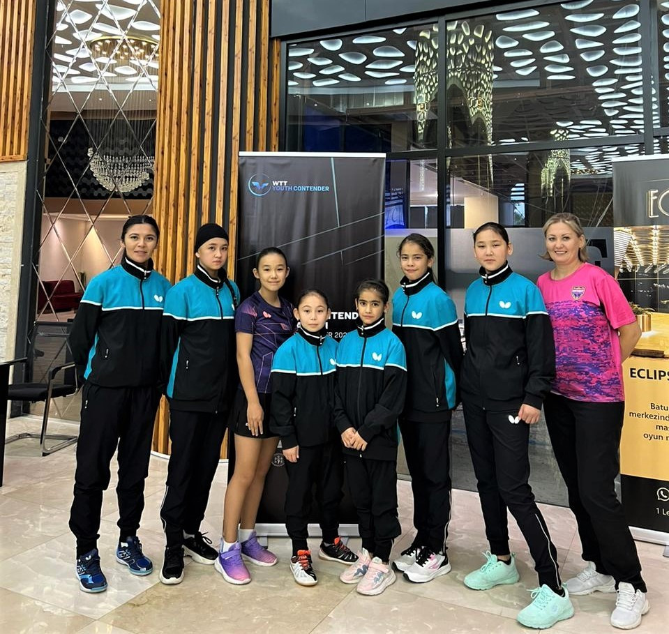 Вы сейчас просматриваете Команда Казахстана по настольному теннису выступит на турнире WTT Youth Contender в Грузии