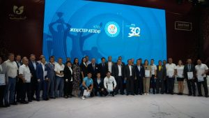 Подробнее о статье Национальный Олимпийский комитет Казахстана чествовал деятелей спорта в Шымкенте