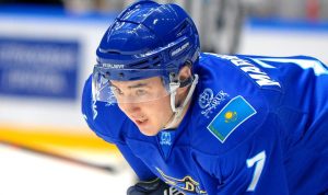 Подробнее о статье Лучший снайпер сборной Казахстана на ЧМ-2023 прокомментировал успешный дебют в КХЛ