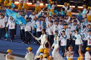 Подробнее о статье Сборная Казахстана приняла участие в открытии Азиатских игр-2022 в Ханчжоу