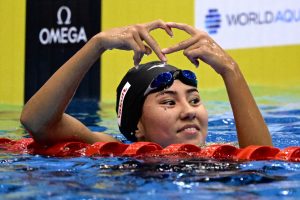 Подробнее о статье Пловчиха Диана Тасжанова с рекордом Казахстана вышла в финал Азиатских игр