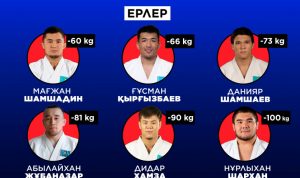 Подробнее о статье Стал известен состав национальной сборной Казахстана по дзюдо на Азиатские игры