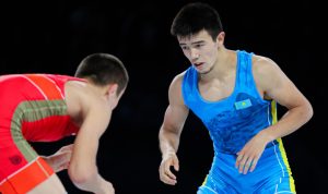 Подробнее о статье Казахстанец сотворил сенсацию на чемпионате мира по борьбе