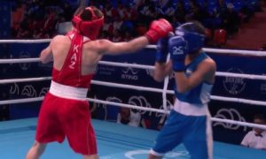 Подробнее о статье Разгромом завершился первый бой Казахстан — Узбекистан на юниорском ЧМ-2023 по боксу