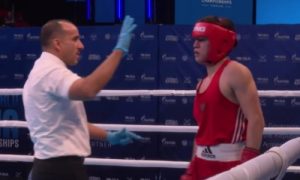 Подробнее о статье «Новую звезду бокса» из Казахстана дважды отправили в нокдаун. Видео