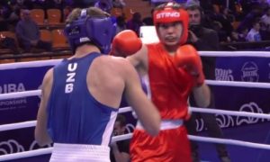 Подробнее о статье Разгромом завершился второй бой Казахстан — Узбекистан на юниорском ЧМ-2023 по боксу