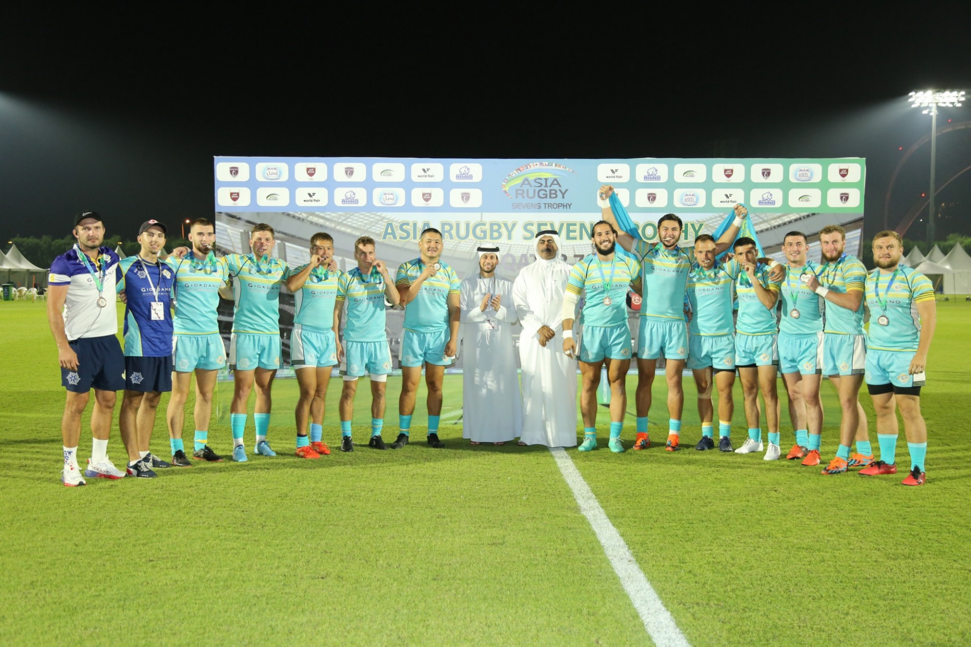 Вы сейчас просматриваете Команда Казахстана по регби завоевала “бронзу” на турнире Asia Rugby Seven Trophy