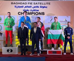 Подробнее о статье Фехтовальщик Артем Саркисян завоевал “золото” на турнире в Багдаде