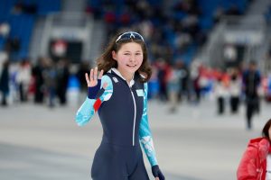 Подробнее о статье Конькобежка Кристина Шумекова во второй раз вошла в десятку сильнейших Олимпийских игр-2024