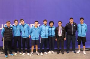 Подробнее о статье Мужская команда Казахстана по настольному теннису со второго места вышла в плей-офф чемпионата мира