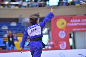 Подробнее о статье Абиба Абужакынова завоевала серебряную медаль Grand Slam в Ташкенте