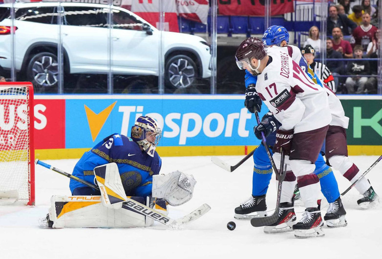 Подробнее о статье Казахстан всухую проиграл Латвии на ЧМ-2024 по хоккею