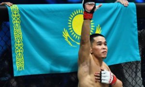 Подробнее о статье Асу Алмабаев выиграл исторический бой в UFC