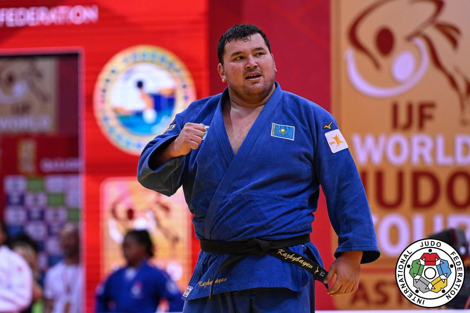 Подробнее о статье Ерасыл Кажыбаев уступил в финале Grand Slam по дзюдо в Астане