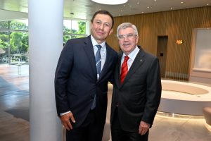 Подробнее о статье Геннадий Головкин принял участие в саммите МОК Sport for a Better World