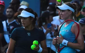 Подробнее о статье Елена Рыбакина и Эмма Радукану вышли в полуфинал парного турнира в Вашингтоне