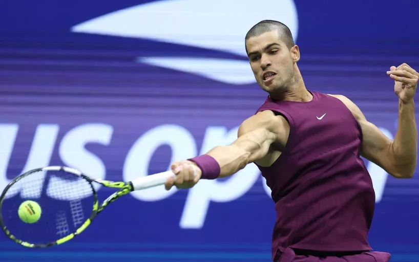 Подробнее о статье US Open. Карлос Алькарас разгромно победил во втором раунде турнира