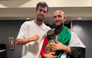 Подробнее о статье Карен Хачанов выложил фото с чемпионом UFC Хамзатом Чимаевым