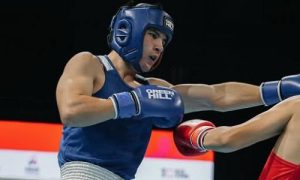 Подробнее о статье Прямая трансляция дуэлей с Узбекистаном и других боев казахстанских боксеров за финал чемпионата Азии