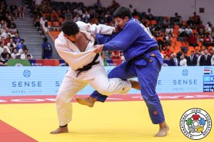 Подробнее о статье Адильжан Жаудинов завоевал бронзовую медаль на чемпионате мира по дзюдо среди кадетов